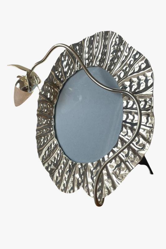 Lotus Design Photo Frame Rose Quartz