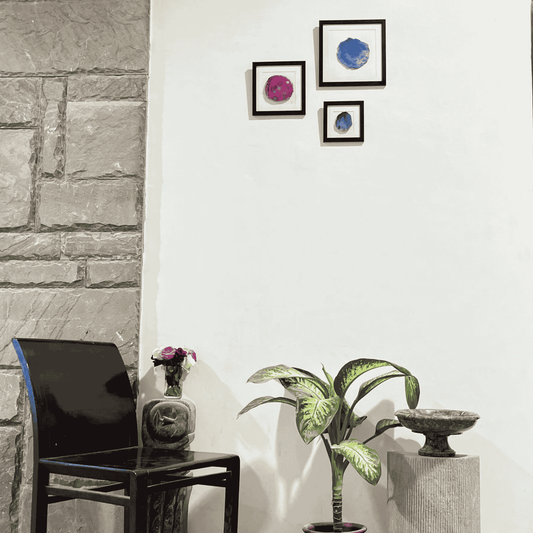 Agate Wall Frame - Multicolor (Set of 3)