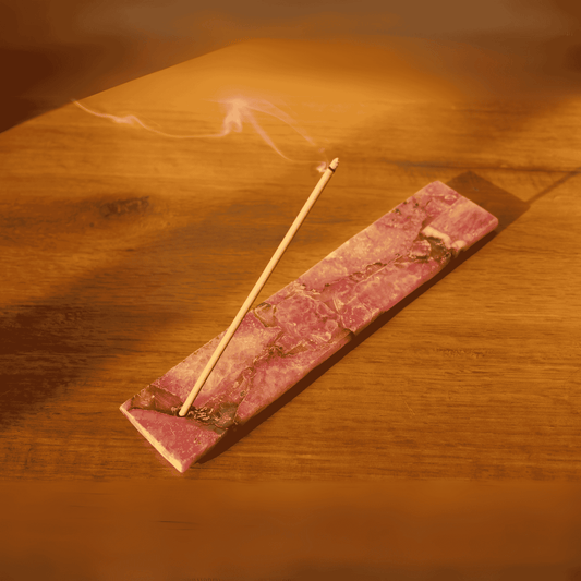 Agate Agarbatti Stand - Pink