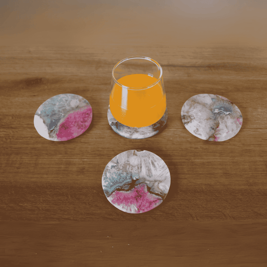 Agate Coaster Round - Mix