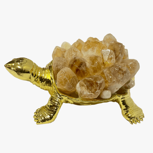 Natural Citrine Turtle