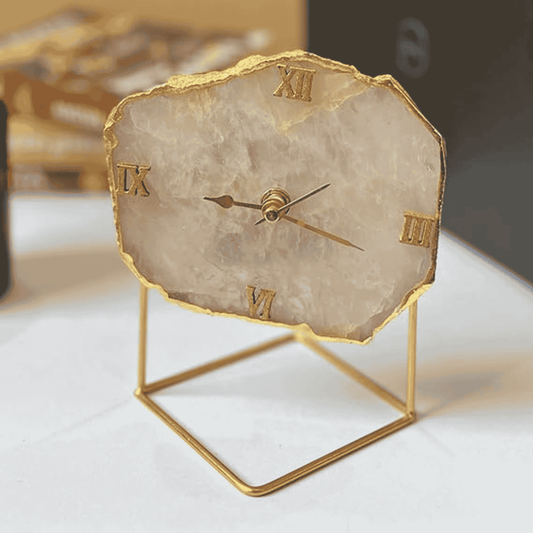 Rose Quartz Table clock